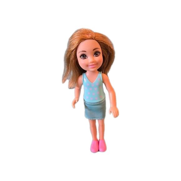 NEW! 2022 Barbie Sister Chelsea I Can Be Doctor Doll & Blue Pencil Skirt 4.5" T - Picture 1 of 6